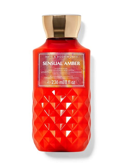 bath and body sensual amber.